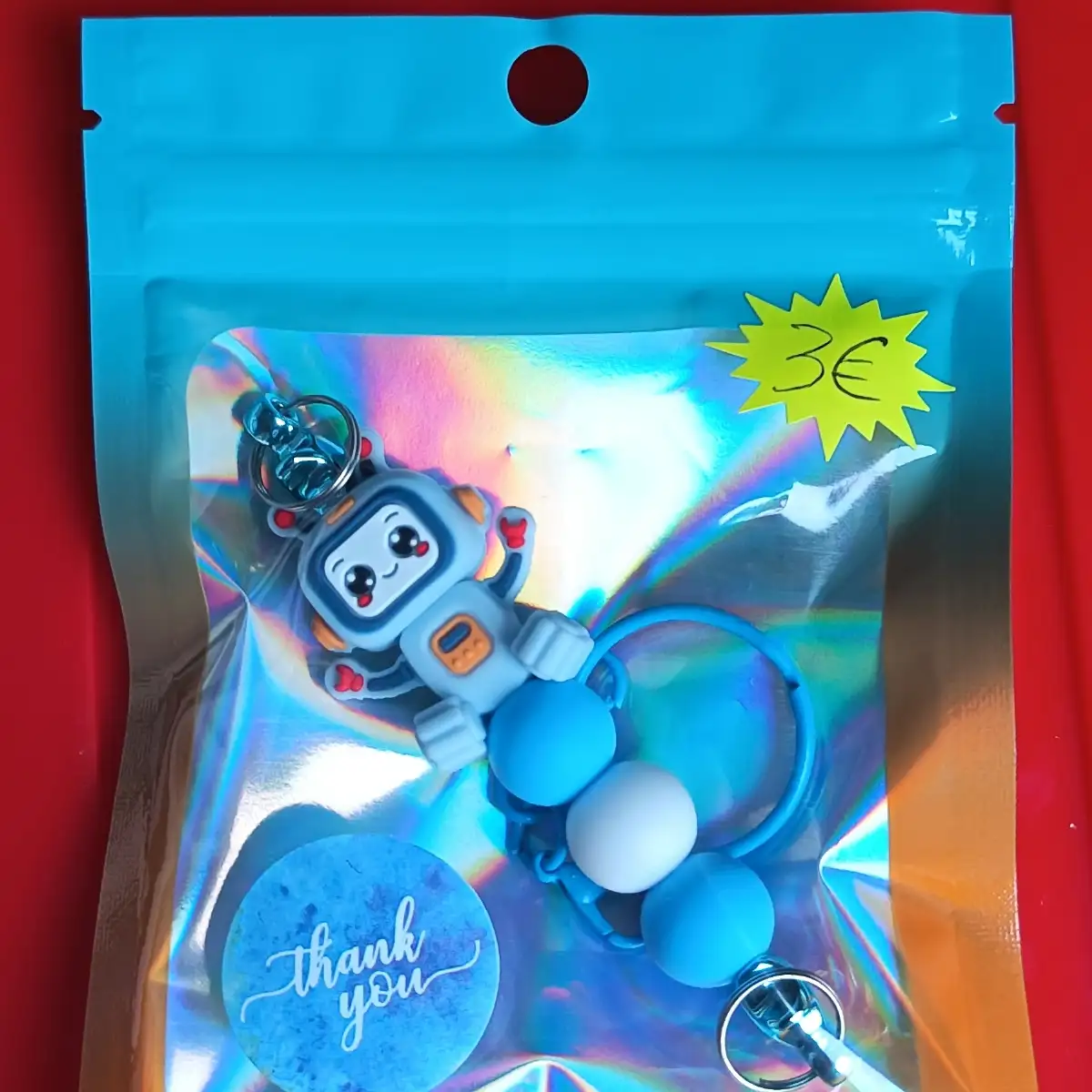 Petit porte clé en perles