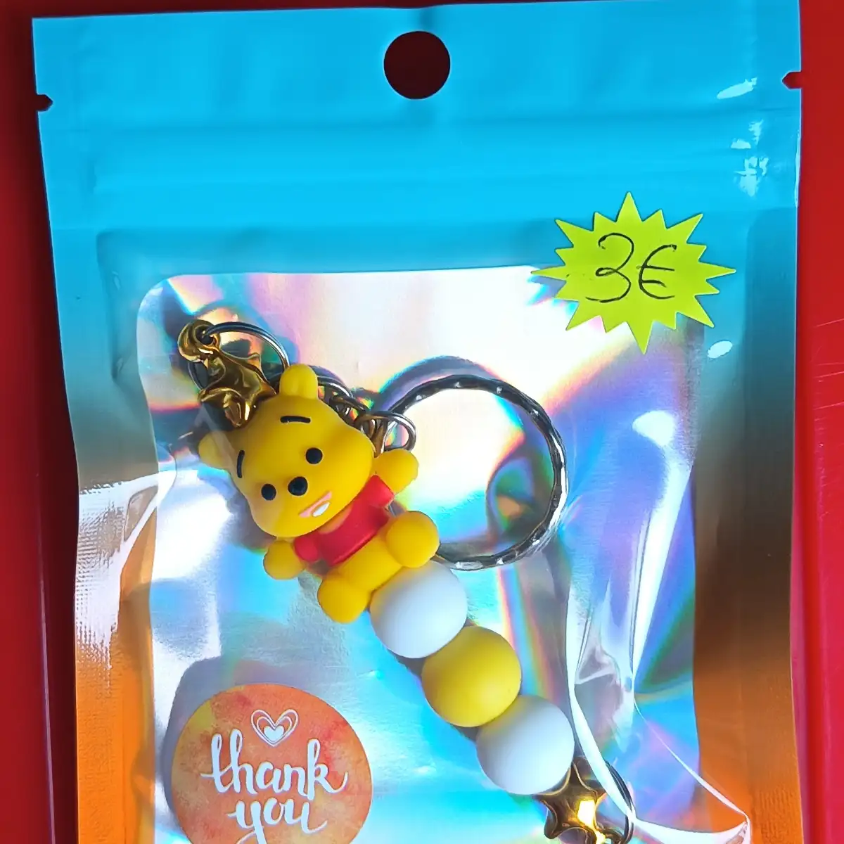 Petit porte clé en perles