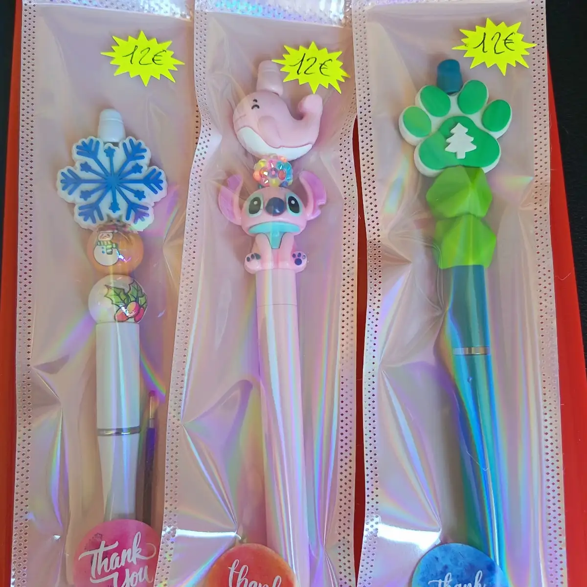 Stylo aux perles classique