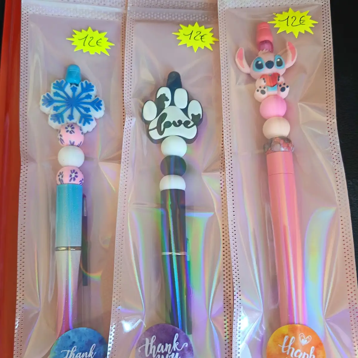 Stylo aux perles classique