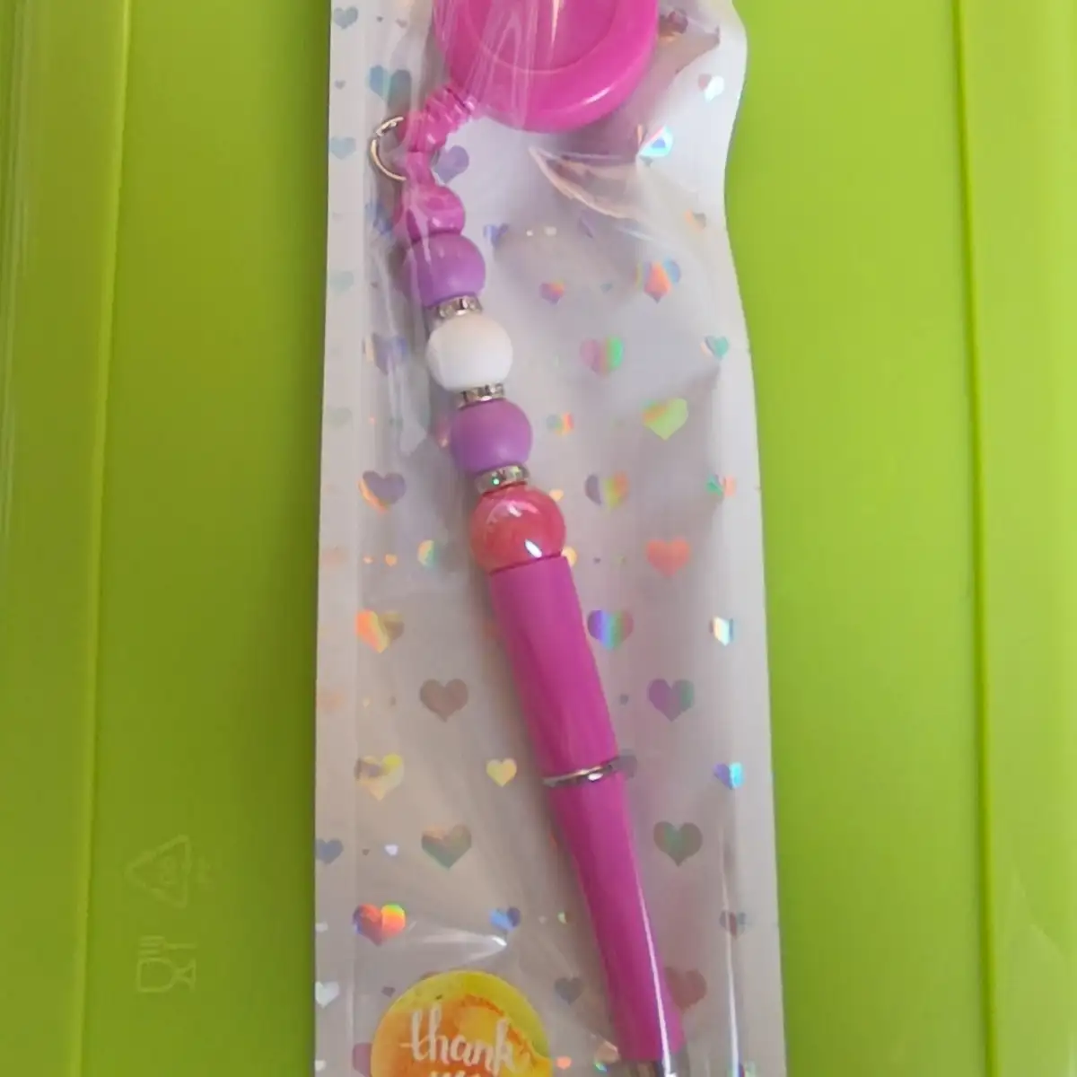 Stylos aux perles rétractable