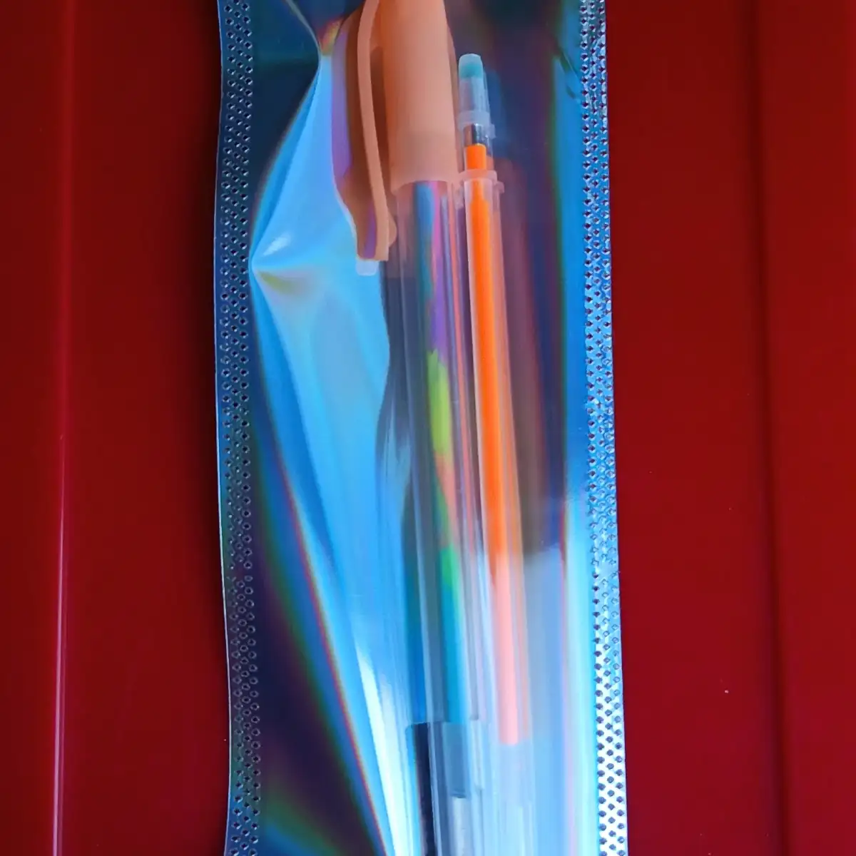 Stylos pailletés arc en ciel dégradé