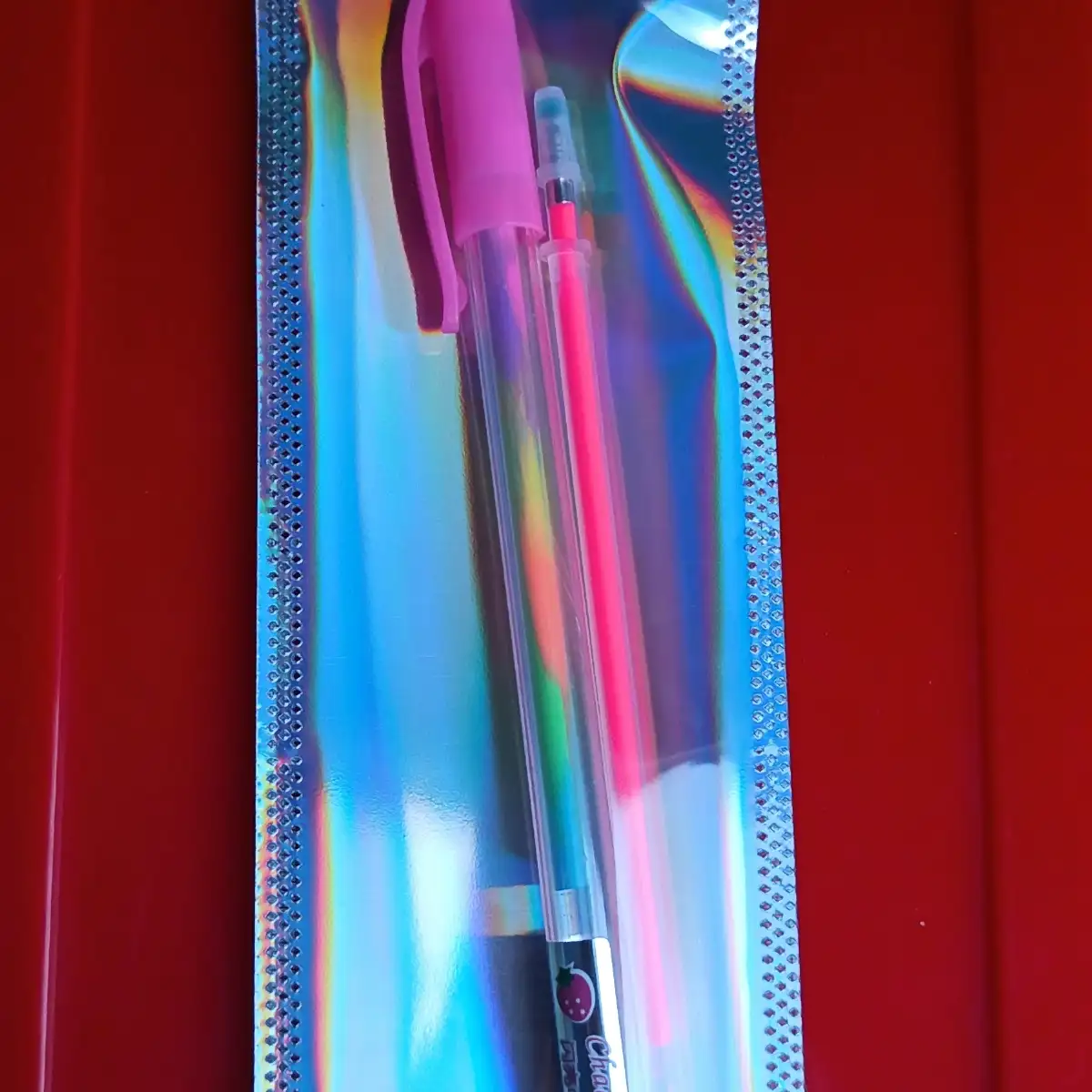 Stylos pailletés arc en ciel dégradé