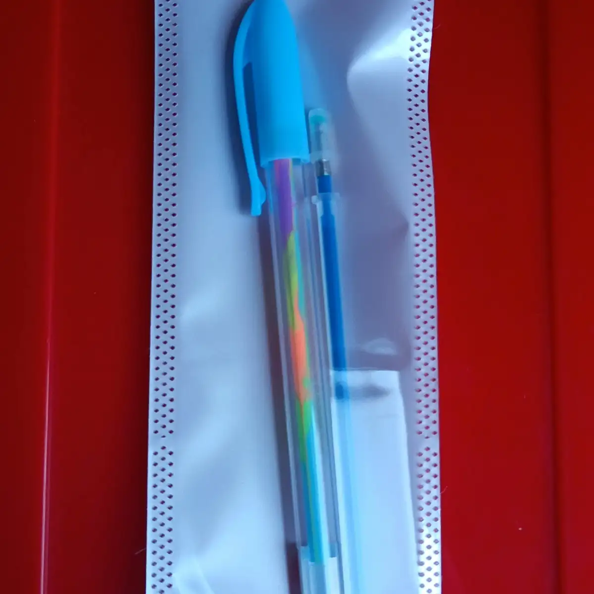 Stylos pailletés arc en ciel dégradé