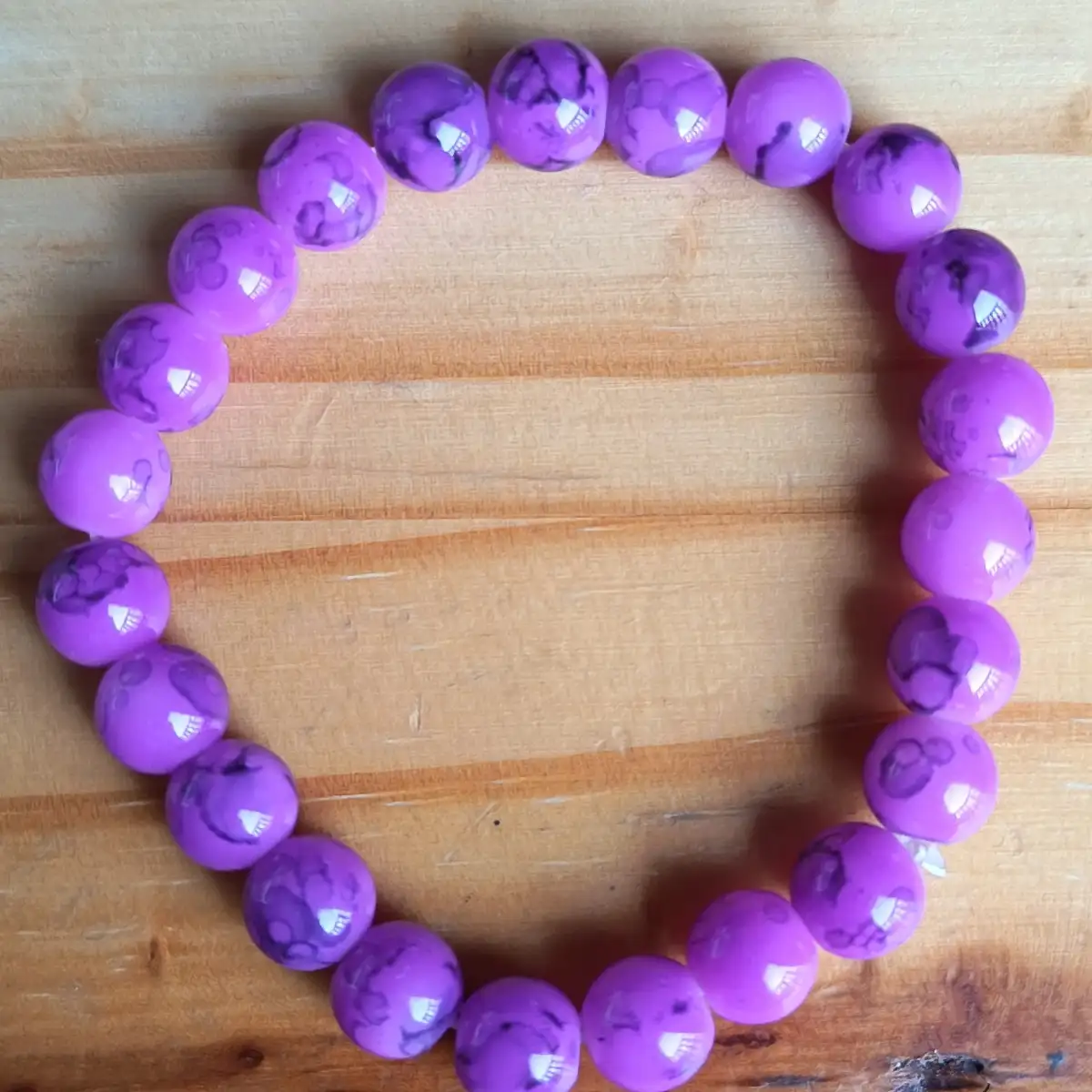 Bracelets en perles brillant