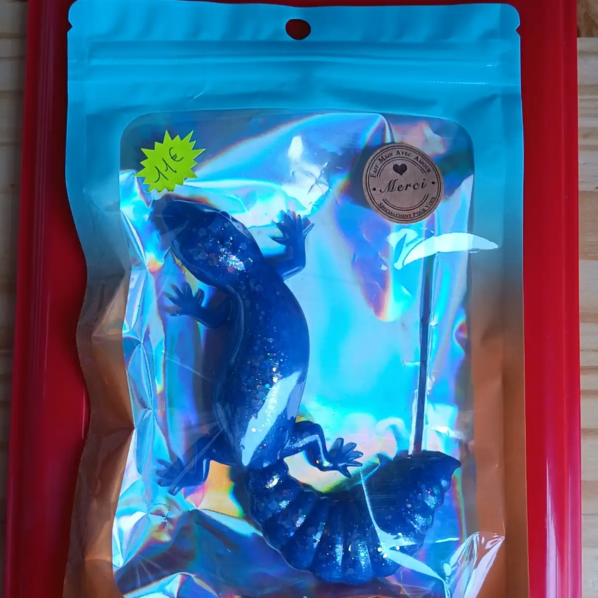 Salamandre en résine époxy