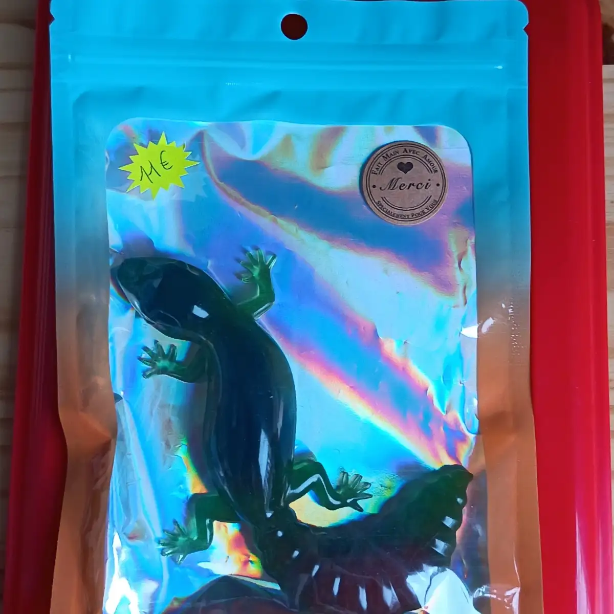 Salamandre en résine époxy